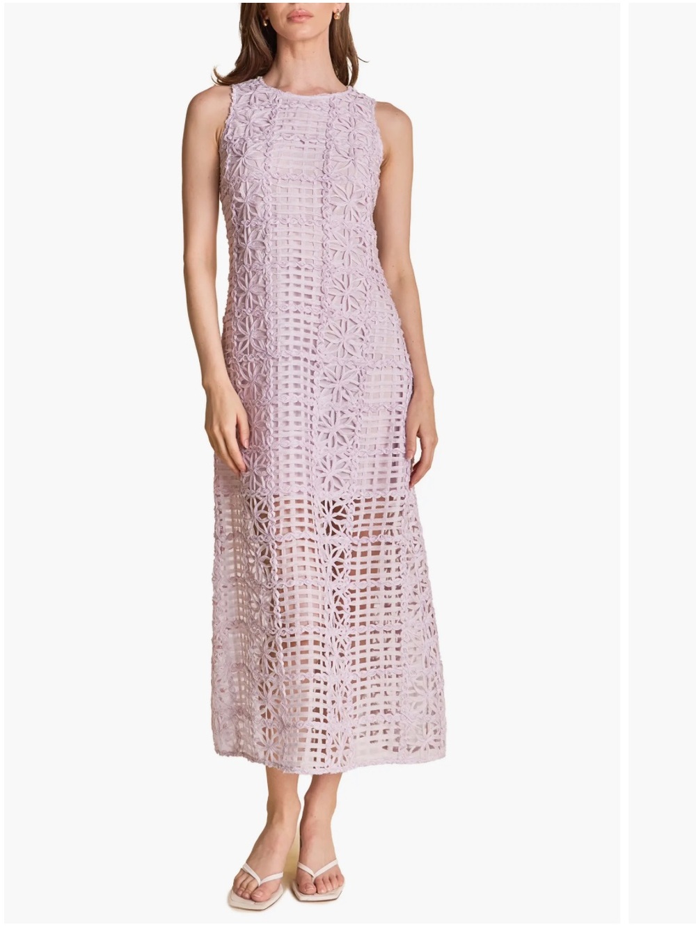 Endless Rose Textured Sleeveless Maxi Dress
